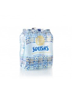 Pack 6ud Agua SOUSAS 1,5L PET